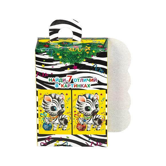 Сладкий новогодний подарок Полосатый Талисман