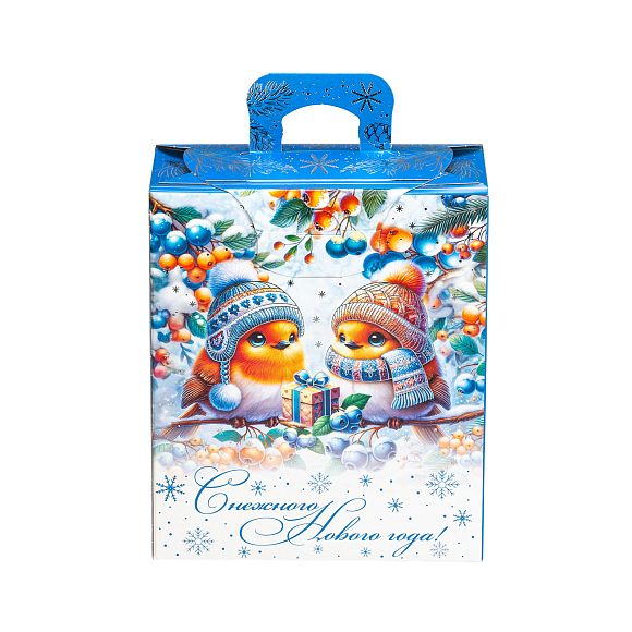 Сладкий новогодний подарок Зимние птицы